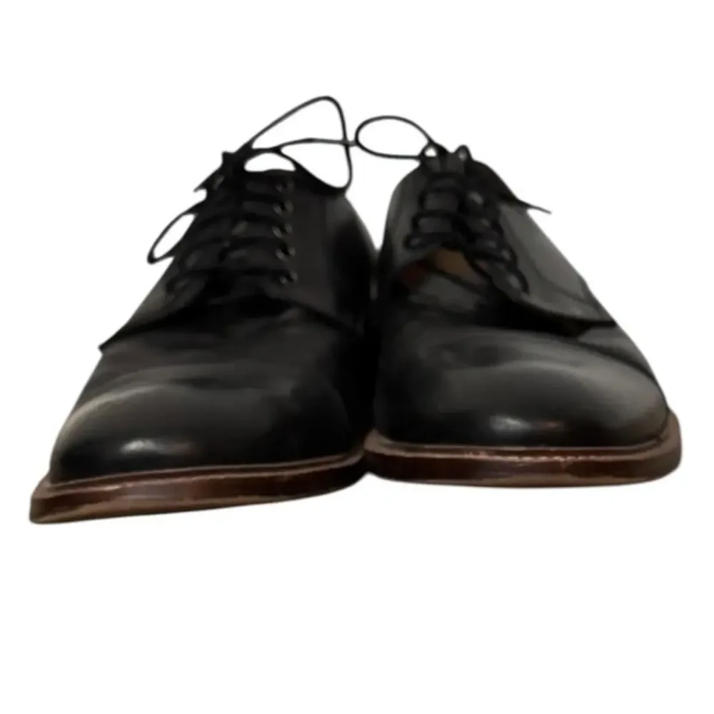 BLAKE MCCAY Black Leather Men's Oxford Dress Shoes SZ 10.5